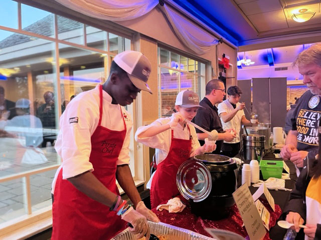 Palatine Students at Schaumburg Rotary "Souperbowl" Fundraiser